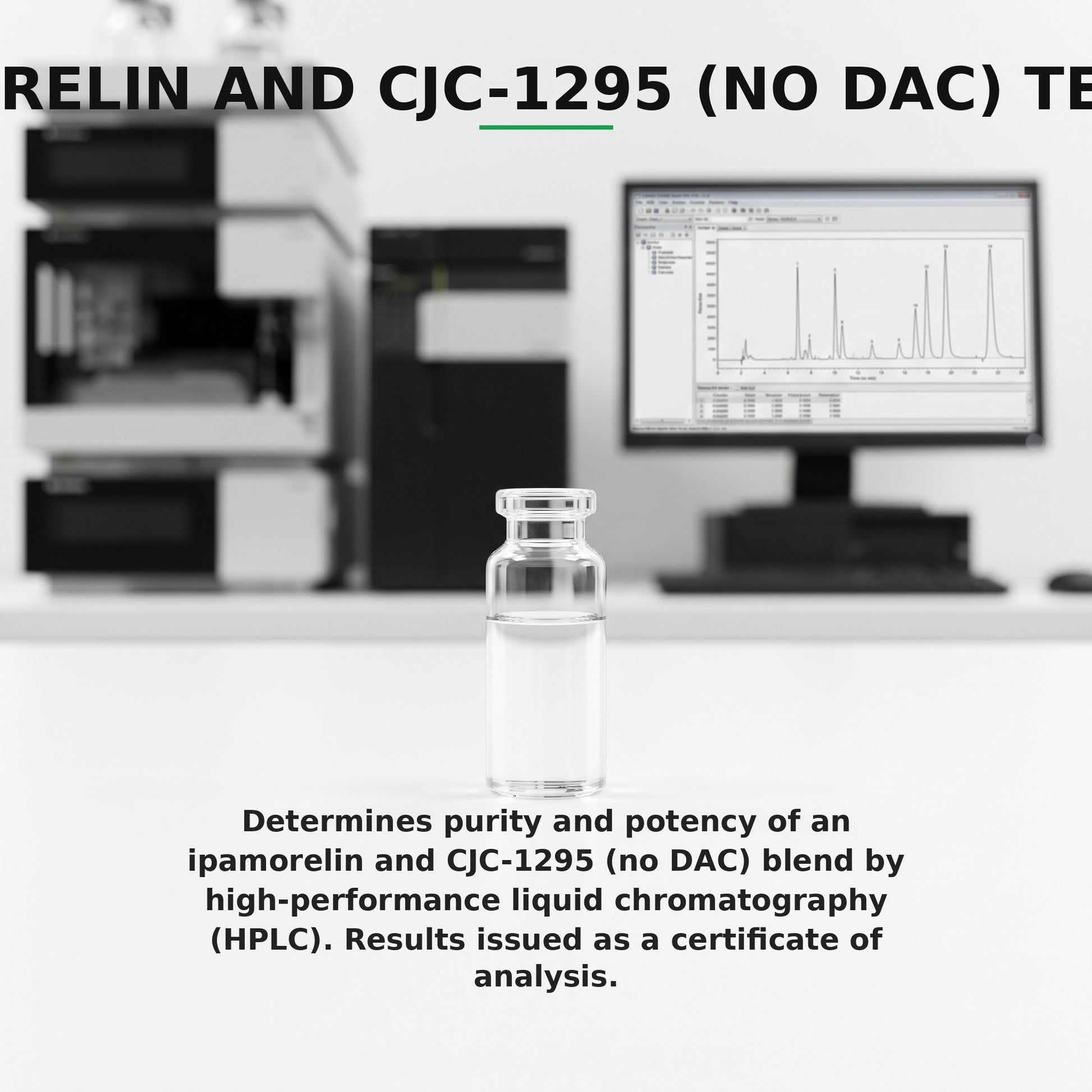 Ipamorelin and CJC-1295 (no DAC) Testing